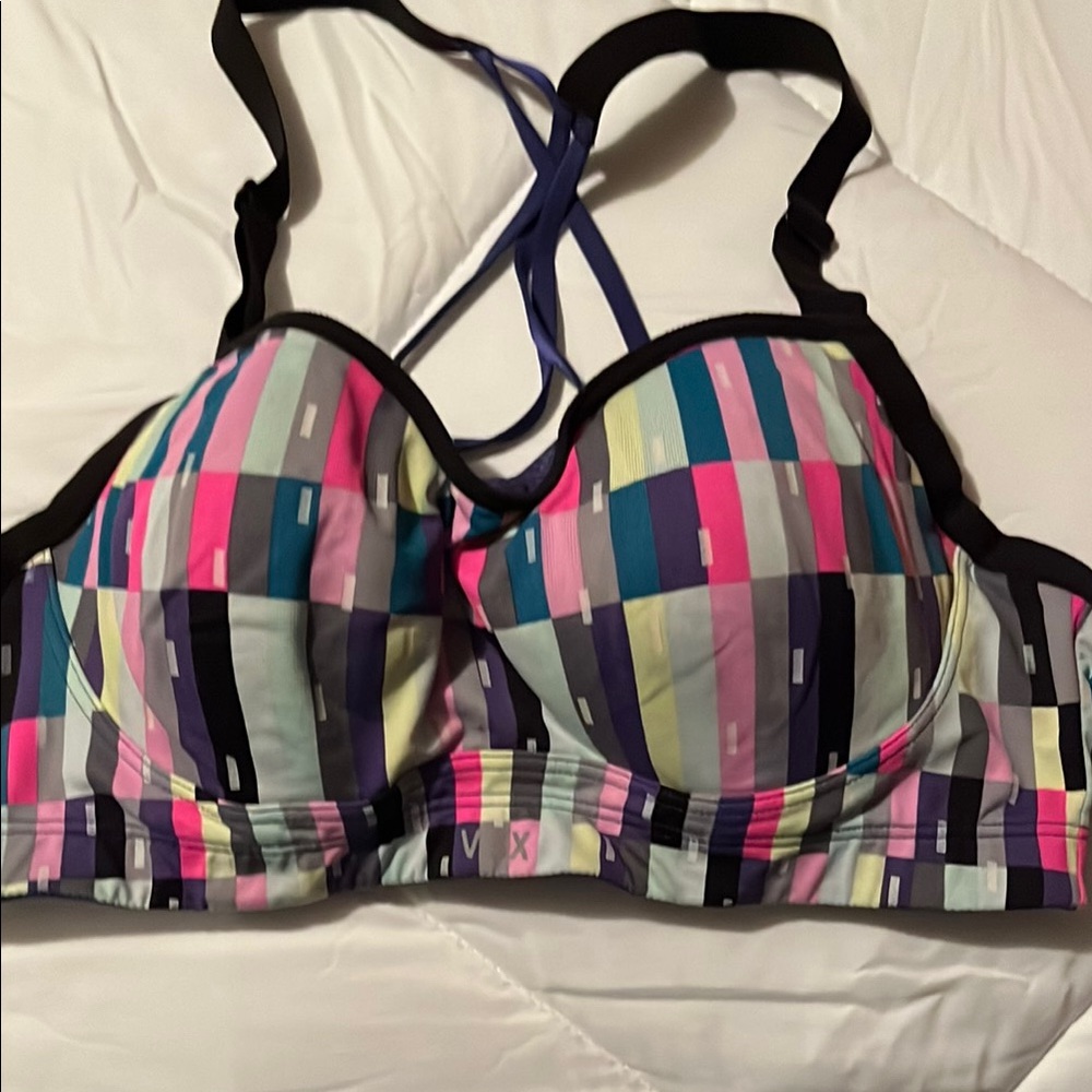 Colorful Striped Victoria Secret Women's Bra